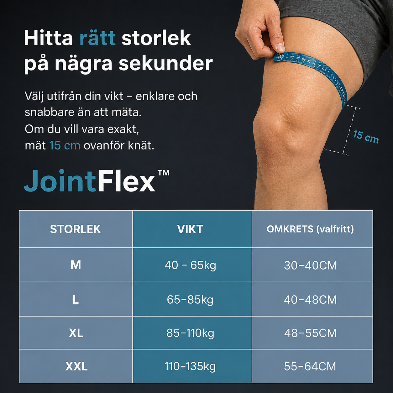 JointFlex™ - Smart stöd för en aktiv vardag
